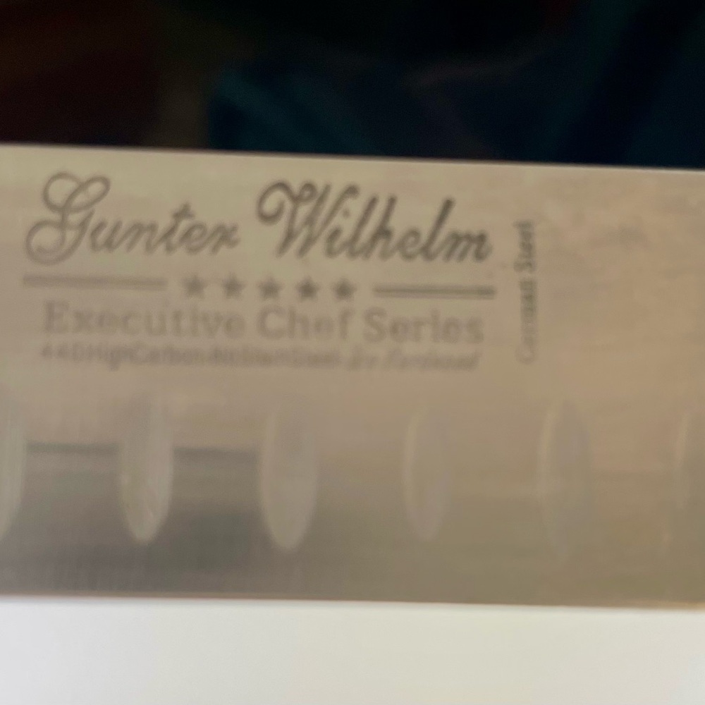 GUNTER WILHELM 10” Executive Chef Series Ice Hardened German Steel - Picture 4 of 5